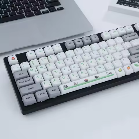 K700 Russian Mechanical Gaming Keyboard Blue Switch 96 Keys Gamer Mechanical Keyboard USB Charging W