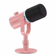 FEELWORLD PM1 XLR USB Dynamic Microphone with Desktop Stand for Podcast ประกันศูนย์ไทย