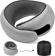 Travel Neck Pillows 100% Memory Foam Filling Travel Pillows for Airplanes Compact and Ergonomic Desi