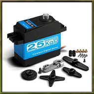 For 1:8/1:10/1:12 RC Car or Robot Compatible DS3225 PRO Waterproof Digital Servo 25KG Metal Gear 360