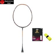 Apacs Lethal 60 III Orange Blk Glo【Install with String】+Grip Original Badminton Racket (1pcs)