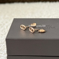 愛馬仕 Hermes 全新品 18K玫瑰金 迷你豬鼻耳環