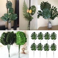 Artificial Turtle Leaf Tropical Palm Leaf Fake Monstera Leaves Wedding Party Home Decor Simulation Rose Leaves DIY Handmade Craft