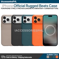 Official Magnetic Rugged Beats Case for iPhone 17 Pro Max 17 Pro Magnetic Animation Camera Button
