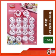 RUSSIAN FLOWER NOZZLE SET (18PCS) DECO PIPING NOZZLE TOOLS (NEW)