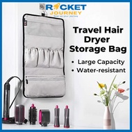 Hair Dryer Travel Storage Roll Bag Compatible with Airwrap Styler for Hair Styling Whole Set