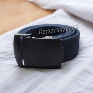 Men's Canvas Belt Buckle 4cm Black Frog Belt Buckle