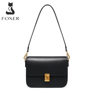 Foxer official store sling bag for women Cross Body & Shoulder Bags womens commuting bags leather ba