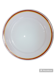 10" Diameter Japan Made Primadura Noritake Brand Porcelain Dinner Plate with Lining