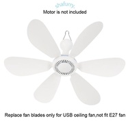 SHFY 7 09inch Replacement Fan Leaves For USB Ceiling Fan 22mm Connection width