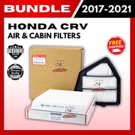 BUNDLE AIR & CABIN FILTERS for HONDA CRV (2017-2021) (17220-RSX-G01/80292-TJA-H01) / car parts