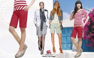 FASHION STAR台製獨家iitomo~D&amp;G同款超瘦可愛斯華洛燙鑽紅色五分褲XS~2L