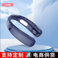 Fan Hanging Neck Wholesale Portable Portable New Style Leafless Rechargeable usb Mute Hanging Neck L