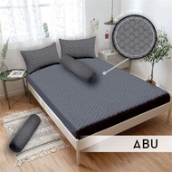 Sprei bukan Waterproof Bukan Anti Air Ompol Homemade Aesthetic Polos EMBOS Warna Ukuran Single Doubl