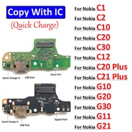 New USB Charging Board Port Dock Charger Plug Connector Flex Cable For Nokia C1 C2 C12 C10 C20 C30 C