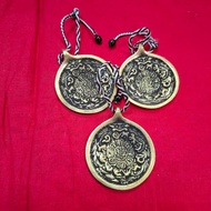 < Tibet Samye Temple Magical Objects > Consecrated~Jiugong Bagua Card+Diamond Knot~~ Town House Avoi