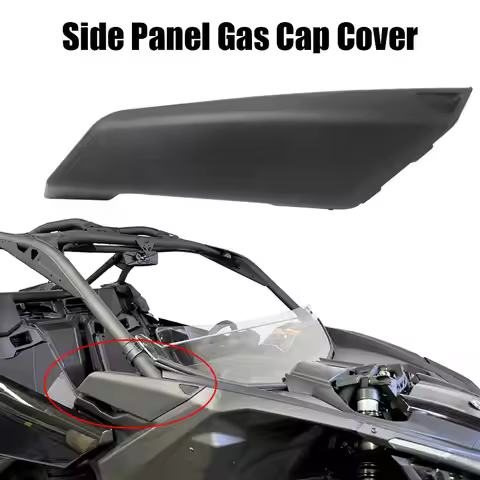 UTV Right Passenger Side Panel Lateral Gas Cap Cover For Can Am Maverick X3 XDS XRS Max RR 900 1000R