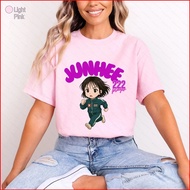 NS1 Anime Squid Game Jun Hee 222 Tee Youth Runner Green Player Numbered T-shirt SN1