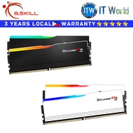 Itw | G.Skill DDR5 RAM 32GB (16GBx2) 6400MT/s CL32 Ripjaws M5 RGB - Black/White