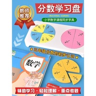 Fraction teaching aids for third-grade mathematics: Magnetic fraction learning disc demonstrator for
