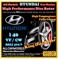 HYUNDAI i40 Disc Rotor Drilled Slotted / Pemutar Cakera Berprestasi Tinggi