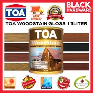 Black Hardware TOA Wood Stain Shellac Syelek Cat Kayu Kilat Kilas Air Varnish Kayu Cat Rumah Kayu Ca