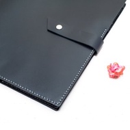 A4 手工牛皮活頁手札 真皮 筆記本 手帳 記事 黑色 頭層牛皮 手縫