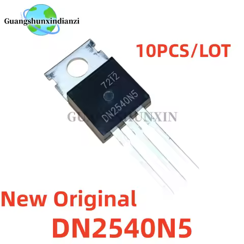 New Original 10PCS DN2540N5 TO-220 DN2540 TO220 0.5A/400V MOSFET tube N channel transistor