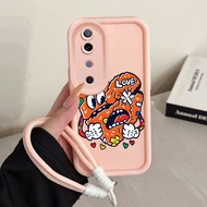 GANTUNGAN Casing hp for VIVO V40 5G V40 Pro 5G V40 Lite 5G Y200 5G Y300 5G Case Boxing pattern casin