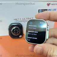 2025 AI smart watch HK11 ultra3 max real AMOLED 49mm wireless charging BT calls Men NFC 2025  Smartw