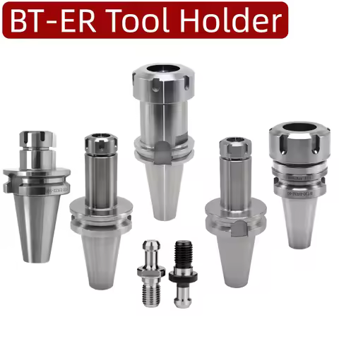 High Precision 0.002mm CNC BT30 BT40 BT50 Toolholder ER16 ER32 ER40 ER Collet Chuck Tool Holder