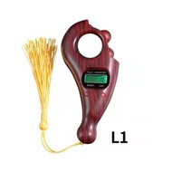 YOOGOO MUSLIM TASBIH DIGITAL KAYU MANIK ALAT HITUNG LED DIGITAL TASBIH PREMIUM ORI/3 motif