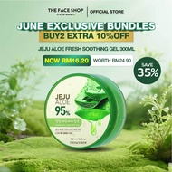 [THE FACE SHOP Official] Jeju Aloe Soothing Gel (300ml) - Aloe Vera, Korean, Facial, Body, After Sun