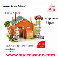 Rolife Global Style House 3D Wooden Puzzle-F136 Motor Inn