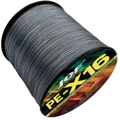 16 Strands Braided Fishing Line X16 Super Strong 25/40/80/100/125/140/161/200LBS HollowCore 100-1000