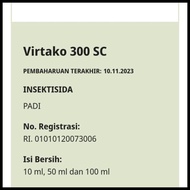 Good Product Virtako 300 Sc Isi 100 Ml Insektisida Produksi Syngenta Untuk Padi Dan Sayuran Daun