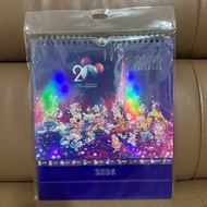 香港迪士尼樂園20週年主題2026年日曆 Calendar Hong Kong Disneyland HKDL Disney 20TH ANNIVERSARY
