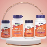 ✅READY STOCK✅ Now Foods, MK-7, Vitamin K-2,  60 / 120 Veg Capsules (MK 7, K 2 / MK7, K2 / MenaQ7 / M
