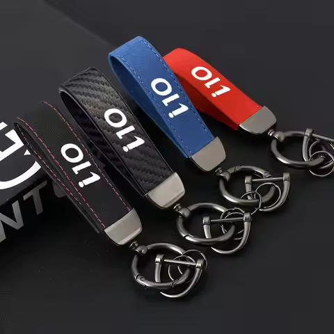 Car keychain Pendant suede Horseshoe Buckle Key Ring Tag Buckle Lanyard Fashing Decoration Gift For 