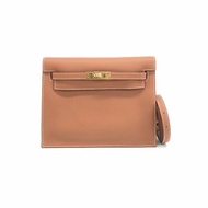 Hermès 金棕 Kelly Danse evercolor皮 肩背包 未使用全套 6月票