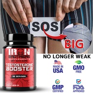Male Strength Booster - Estrogen Blocker - Natural Energy, Strength &amp; Endurance Supplement - Lean Muscle Growth - Enhance Male Performance