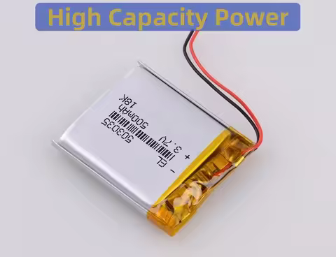 PURFIELD 503035 500mAh 3.7V Lithium Polymer Battery Lipo Rechargeable Batteries for MP3 GPS DVD Navi