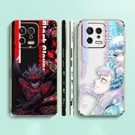 Anime Black Clover Side Printed E-TPU Phone Case For XIAOMI POCO F4 F3 M5 M4 X5 X4 X3 C40 F5 F1 REDMI K50 K40 NOTE 12 11 10 S GT PRO PLUS NFC Gaming Turbo 5G
