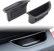 YAVILI 2Pcs Car Rear Door Handle Armrest Storage Box Tray Bin Kit, for Mercedes-Benz, E Class W212 2