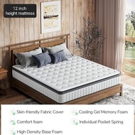 12 inch Pocket Spring Queen Size Mattress