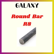 Mild Steel Round Bar R8 8mm / Besi Bulat R8 / Besi Steel Bar 8mm Steel / Besi R8 / Mild Steel Solid 
