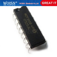 2pcs/lot MCP3008-I/P MCP3008 DIP-16 In Stock