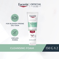 Eucerin ProACNE Solution Cleansing Foam 150G TwinPack | Face Wash | Cleanser | Acne Prone Skincare |