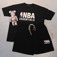 [GENUINE COMBO] Fear of God Essentials NBA Tee,Short(FW24) minimalist, not picky about skin