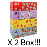 KCA Ultra Soft Facial Tissue Flower (2 BOX X 70 sheets)(random colour)